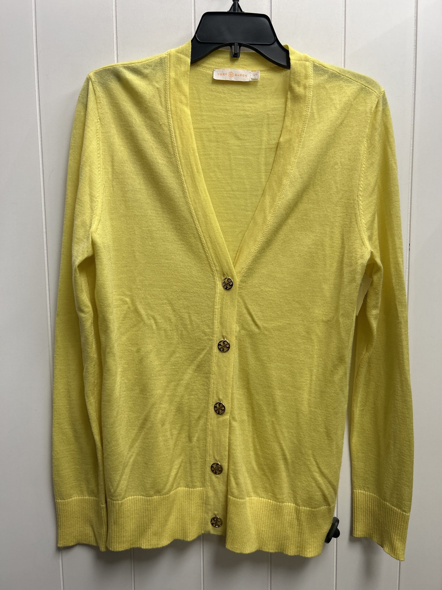 Sweater Cardigan Designer By Tory Burch  Size: L