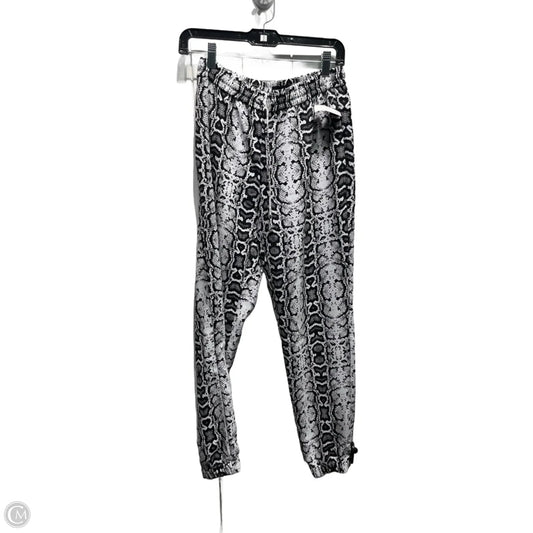 Pants Joggers By Express In Black & White, Size: Xs