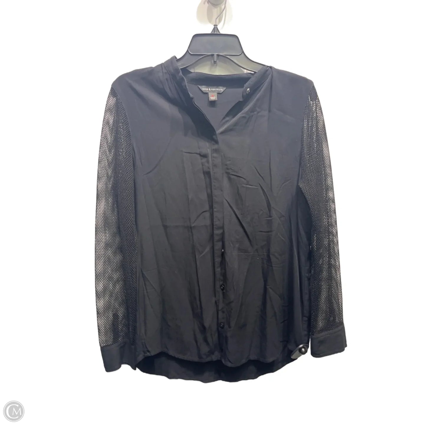 Top Long Sleeve By Rock And Republic In Black, Size: M