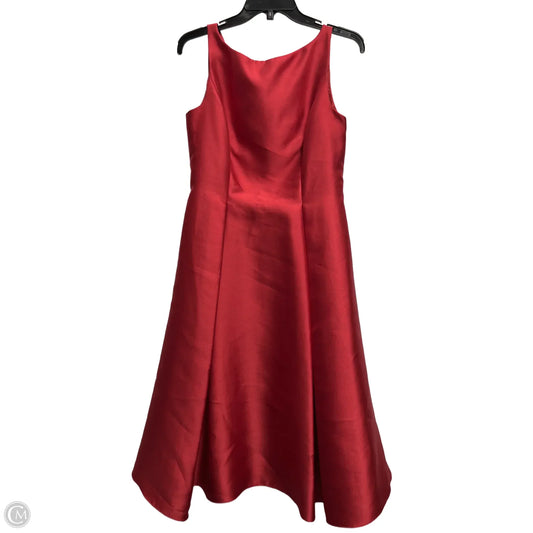 Dress Party Midi By Adrianna Papell In Red, Size: 8