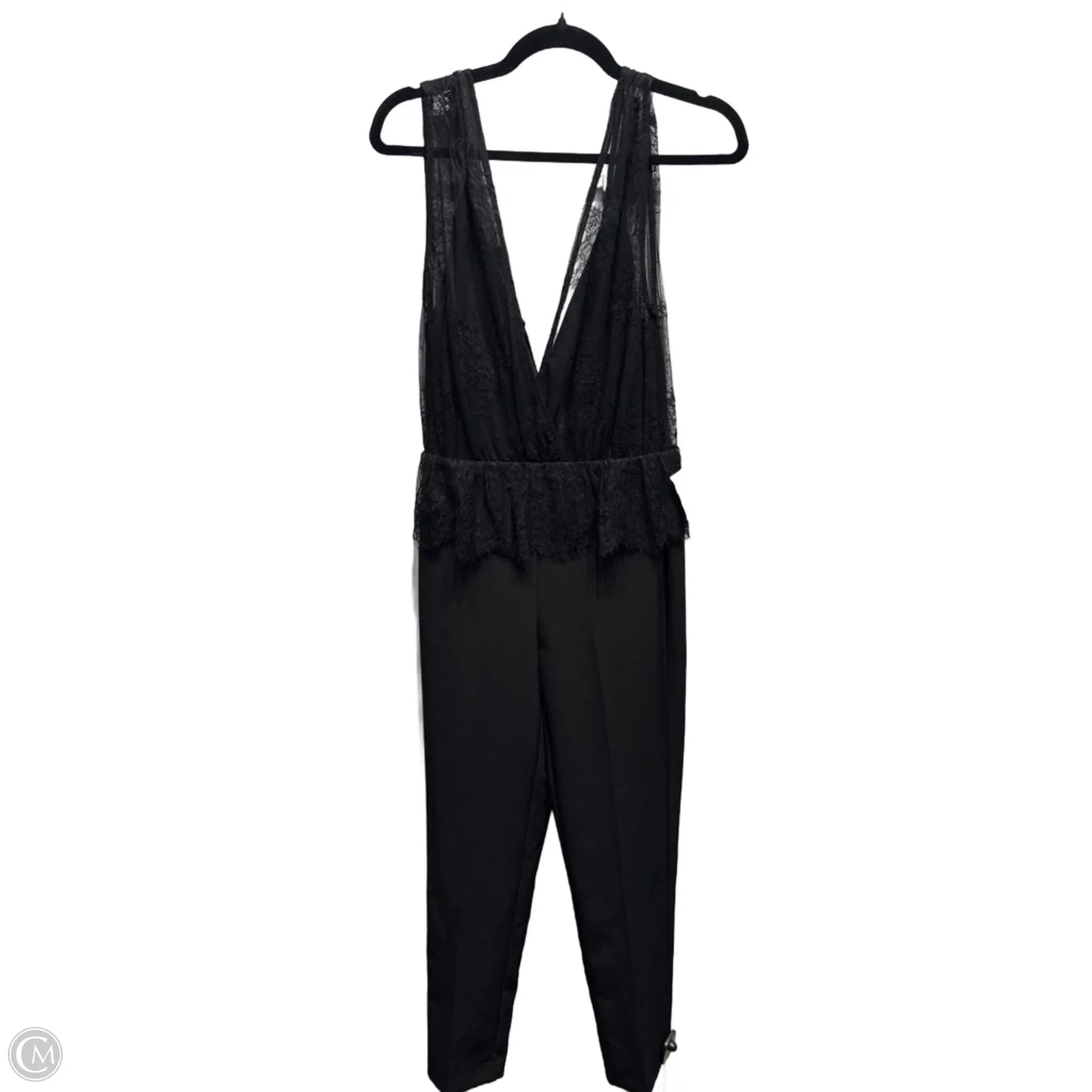 Jumpsuit By Zara Basic In Black, Size: Xs