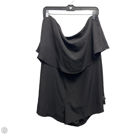 Romper By City Chic In Black, Size: 16