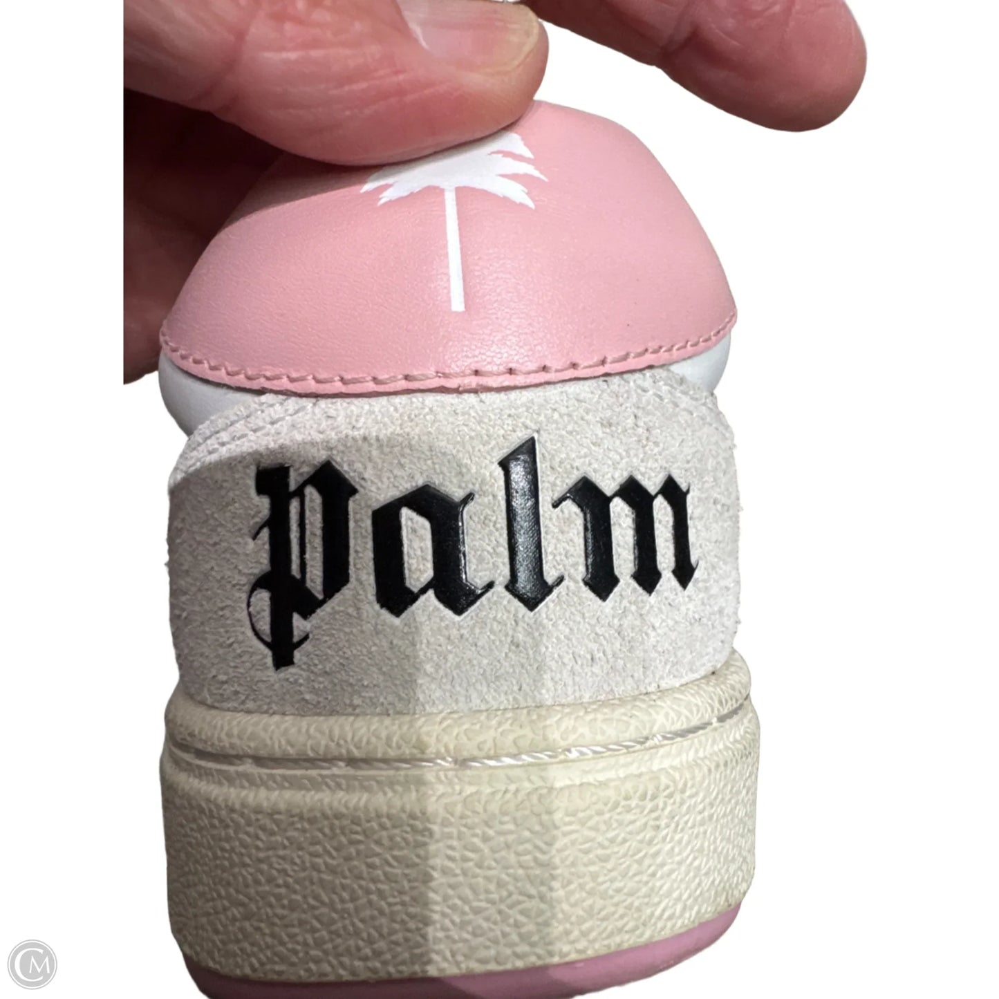 Shoes Sneakers By PRETTY ANGELS In Pink & White, Size: 9