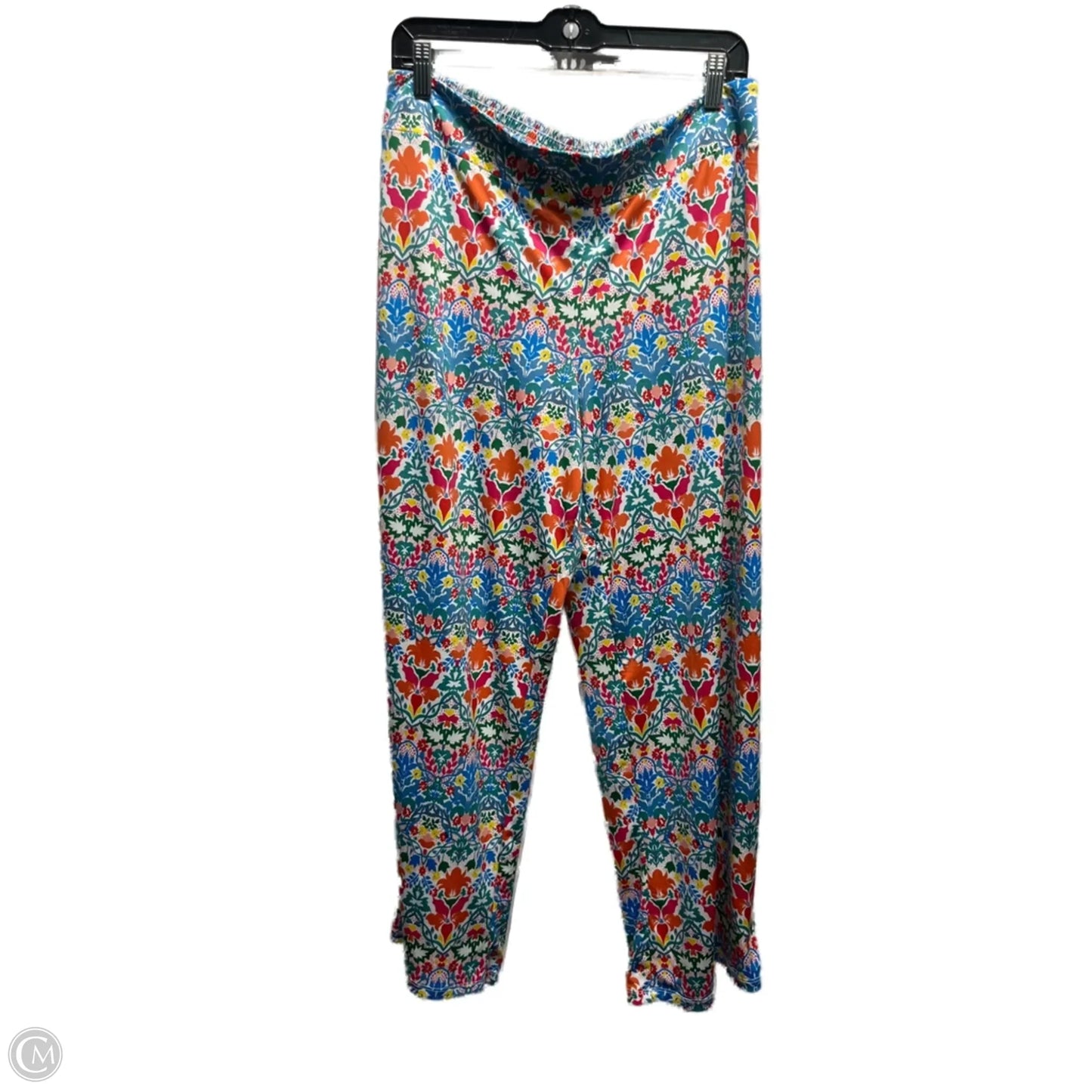 Pants Wide Leg By New Directions In Green & Orange, Size: Xl