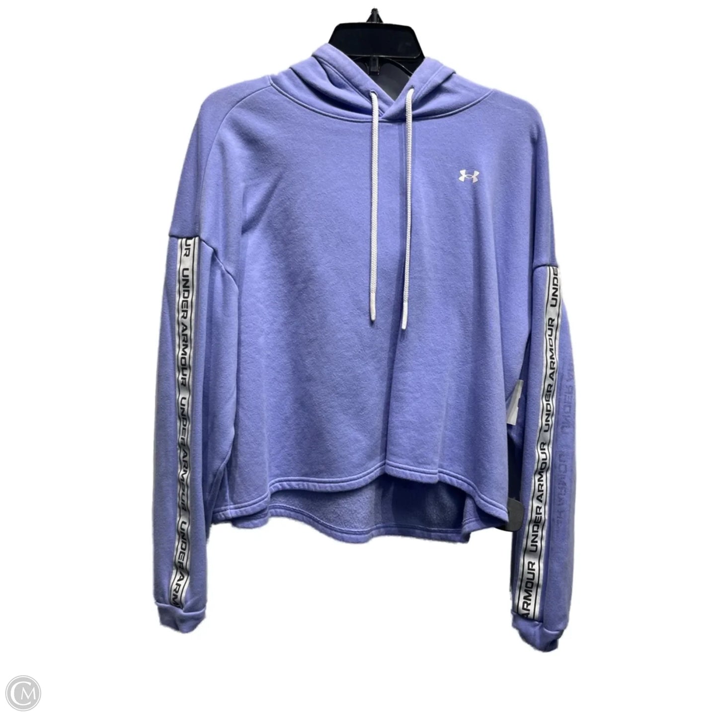 Athletic Sweatshirt Hoodie By Under Armour In Purple, Size: Xl
