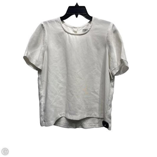 Top Short Sleeve By Madewell In White, Size: M