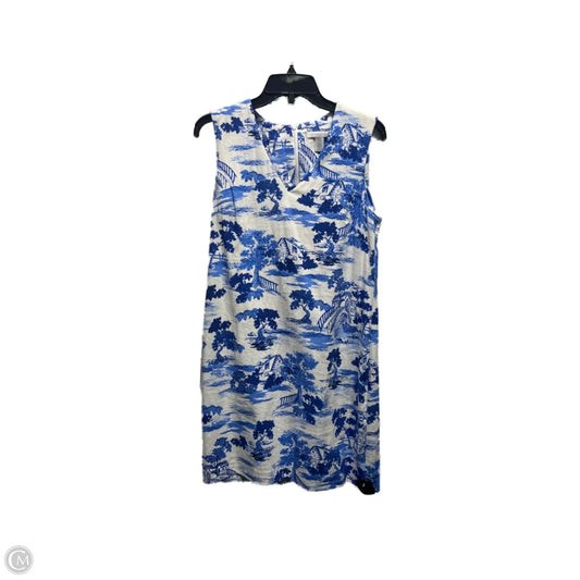 Dress Casual Short By London Times In Blue & White, Size: 10