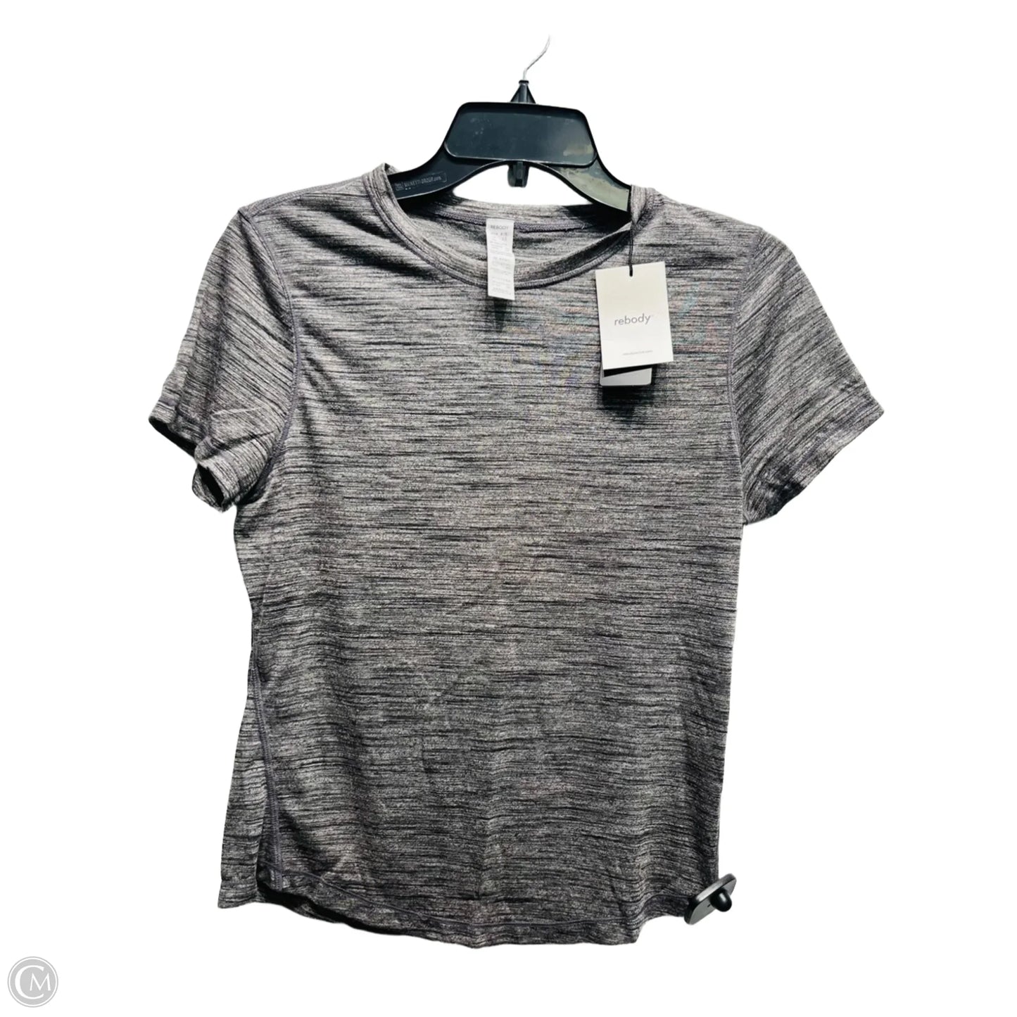 Athletic Top Short Sleeve By  REBODY In Grey, Size: Xs
