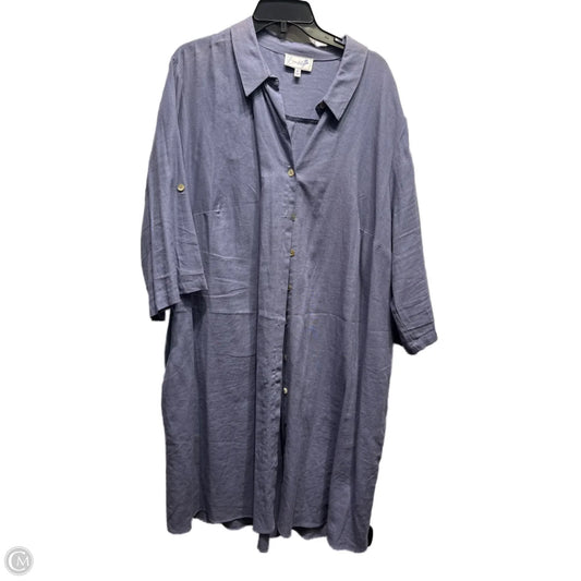 Dress Casual Maxi By EVELILY In Blue, Size: 3x