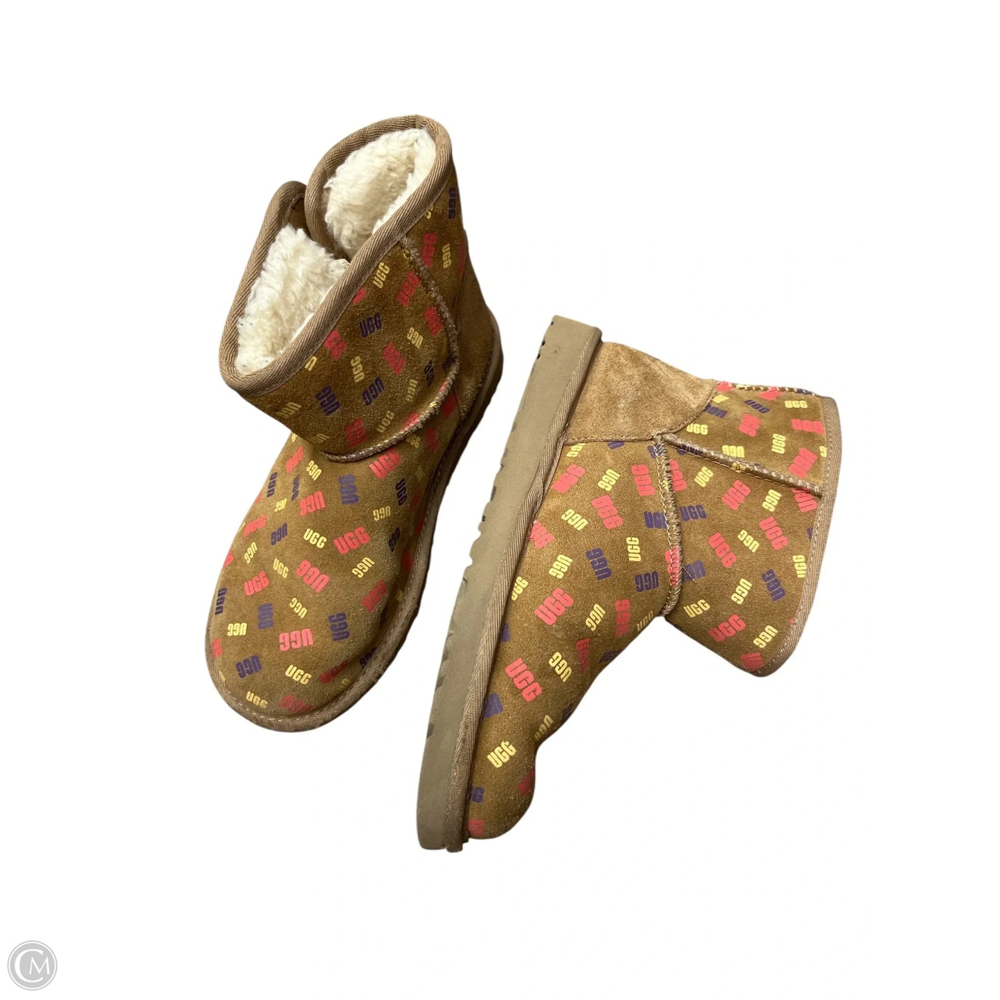 Boots Designer By Ugg In Tan, Size: 5