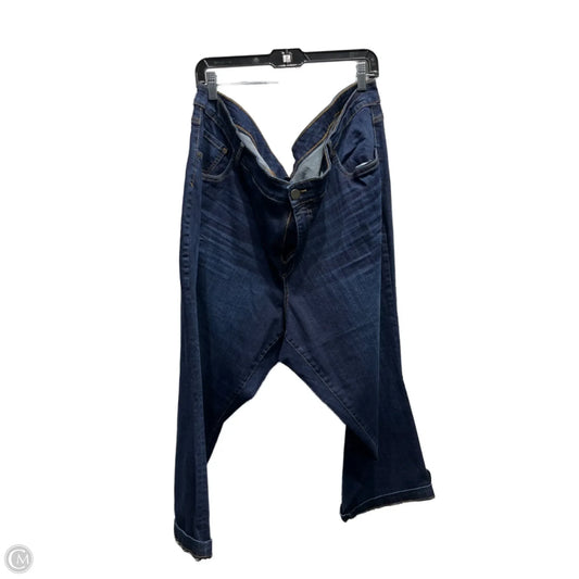 Jeans Cropped By Kut In Blue Denim, Size: 24
