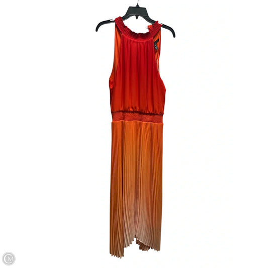 Dress Party Midi By White House Black Market In Orange, Size: 10