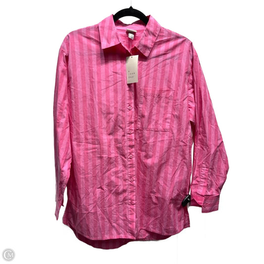 Top Long Sleeve By A New Day In Pink, Size: S