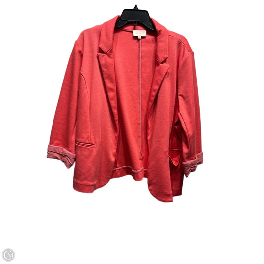 Blazer By Skies Are Blue In Coral, Size: Xxl