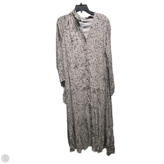 Dress Casual Maxi By PIPER & SCOOT In Black & Grey, Size: Xxl
