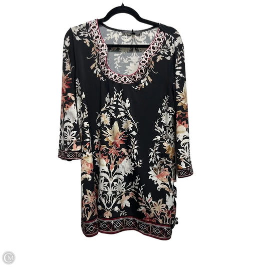 Dress Work By White House Black Market In Black & Red, Size: L