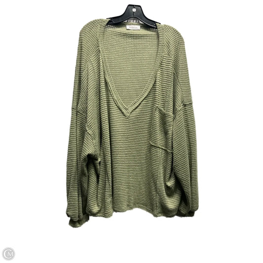 Top Long Sleeve By bucket list In Green, Size: L