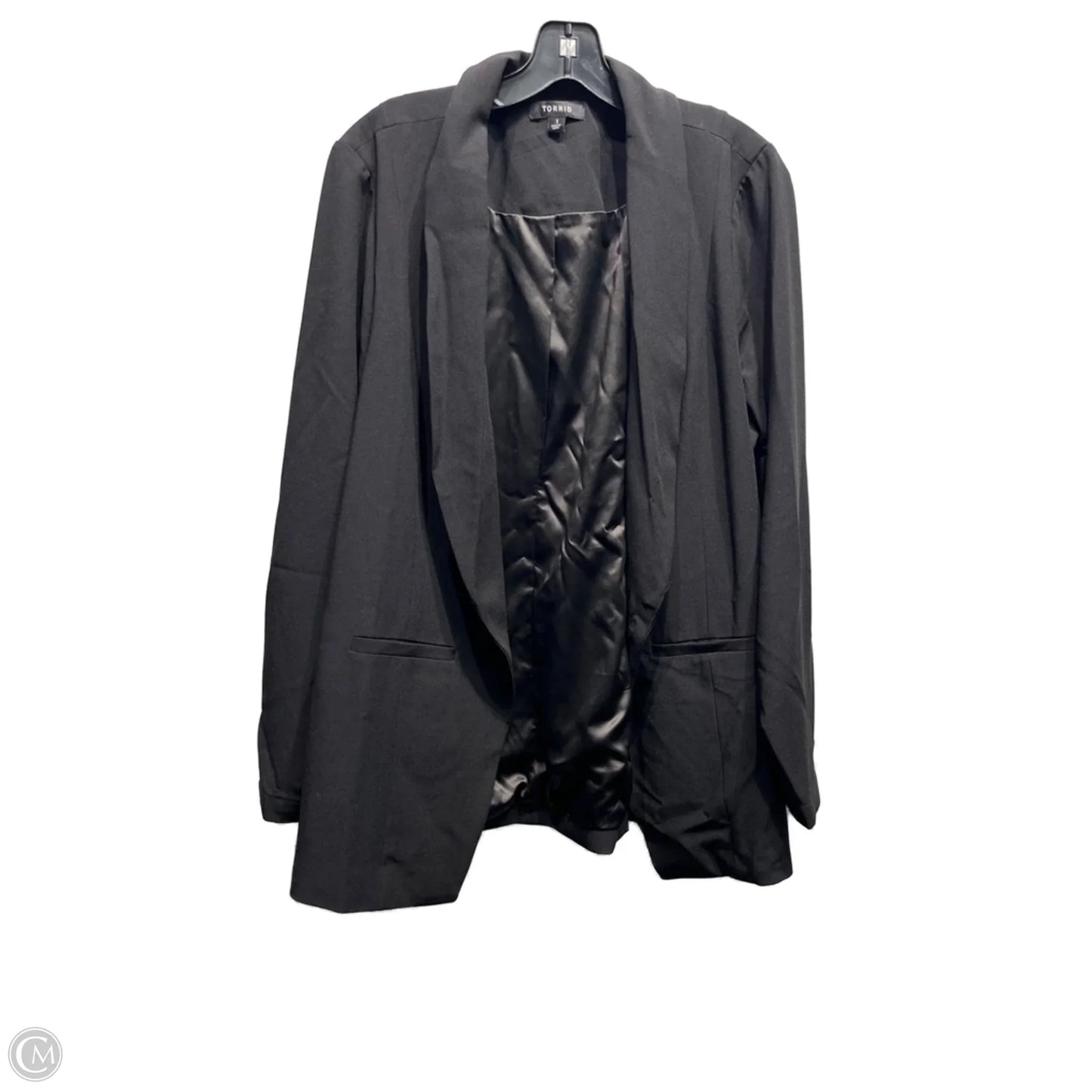 Blazer By Torrid In Black, Size: 1x