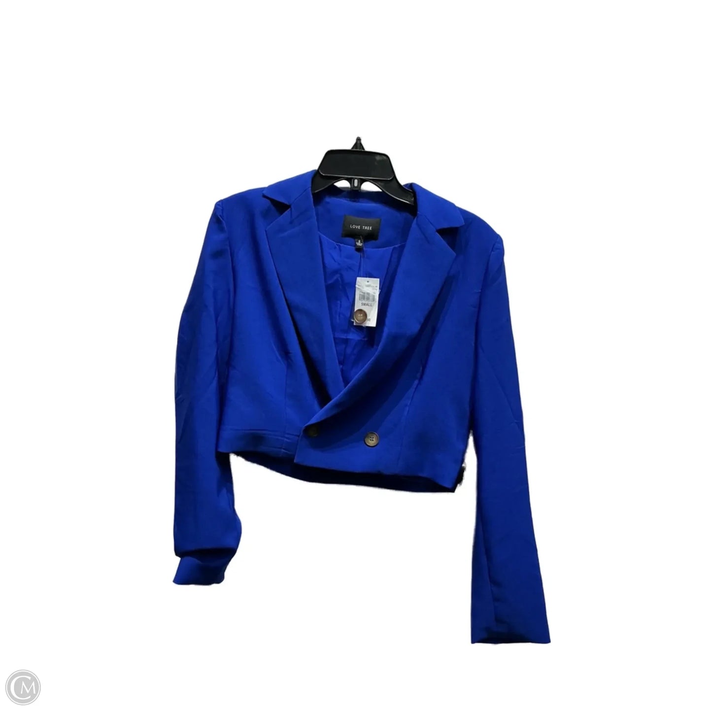 Blazer By Love Tree In Blue, Size: S