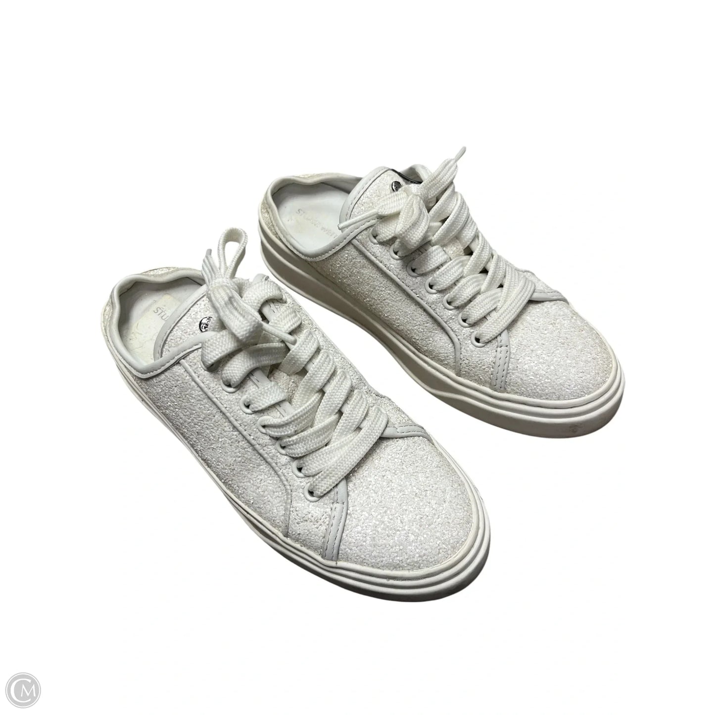 Shoes Designer By Stuart Weitzman In White, Size: 5