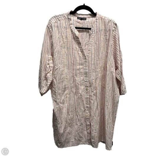 Tunic Long Sleeve By Club Z In Animal Print, Size: 2x