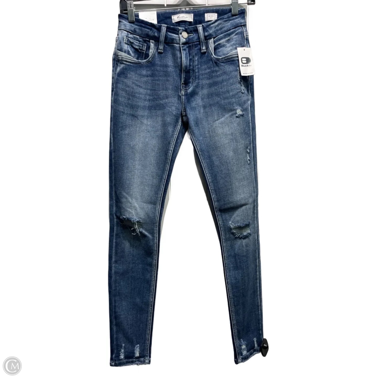 Jeans Skinny By Kancan In Blue Denim, Size: 2