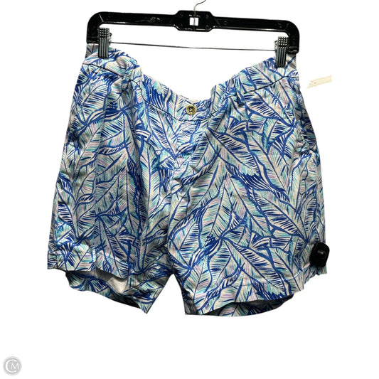 Shorts Designer By Lilly Pulitzer In Blue & White, Size: 14