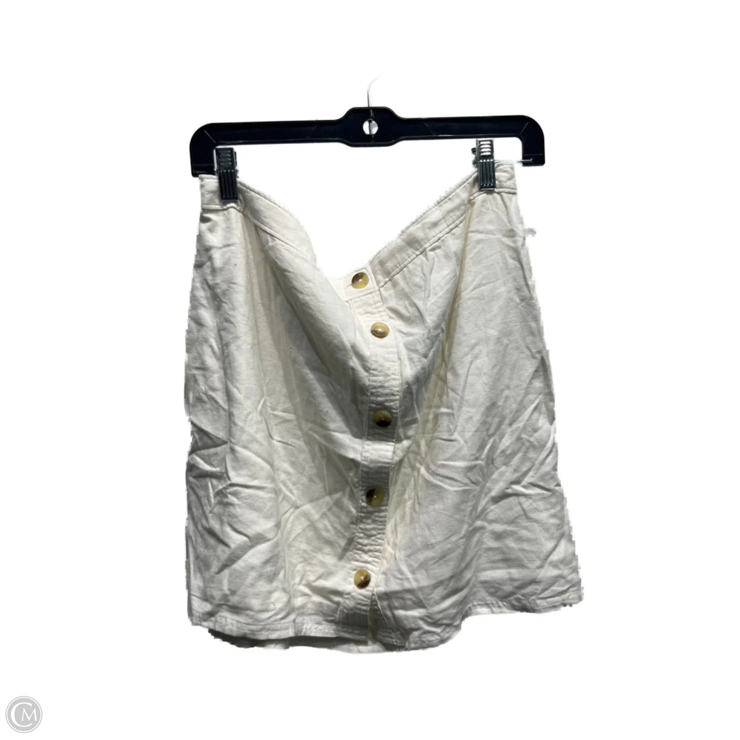 Skirt Mini & Short By Abercrombie And Fitch In White, Size: L