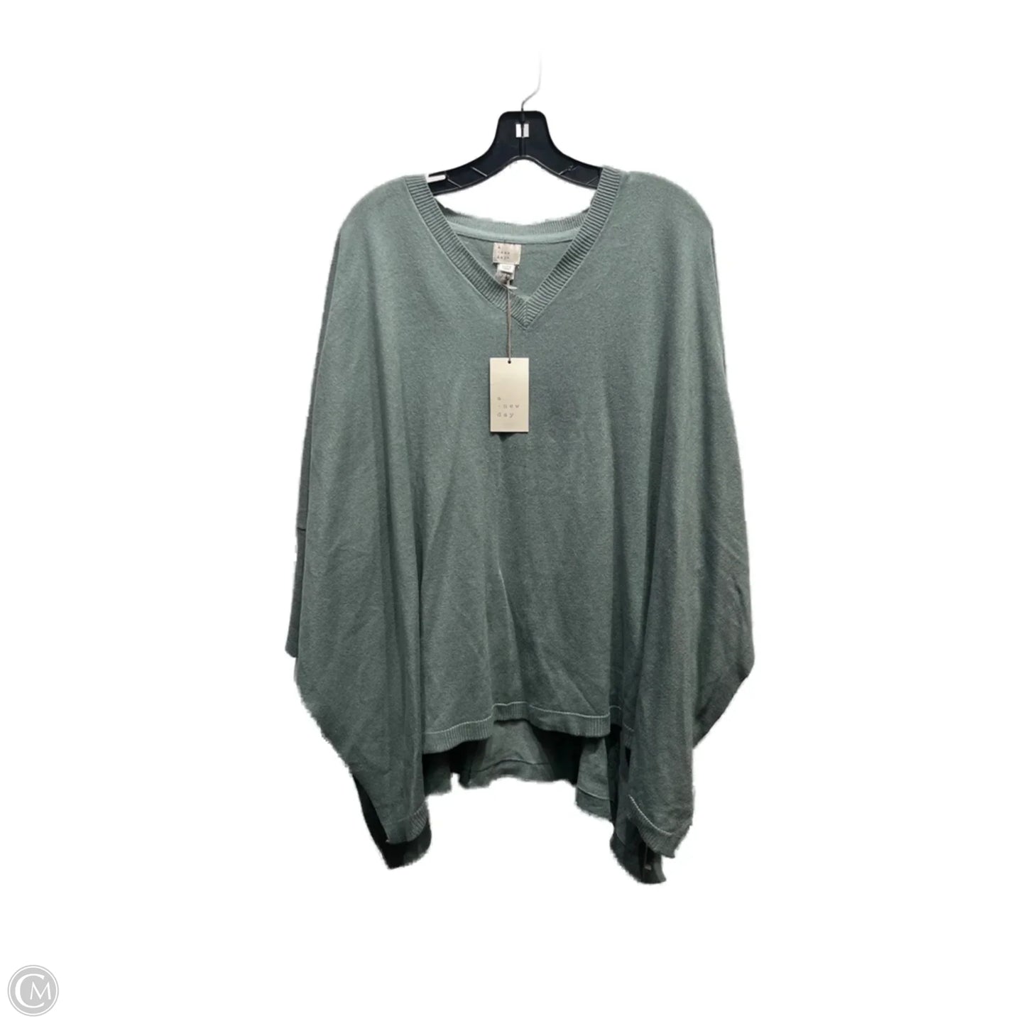 Tunic Short Sleeve By A New Day In Green, Size: Osfm