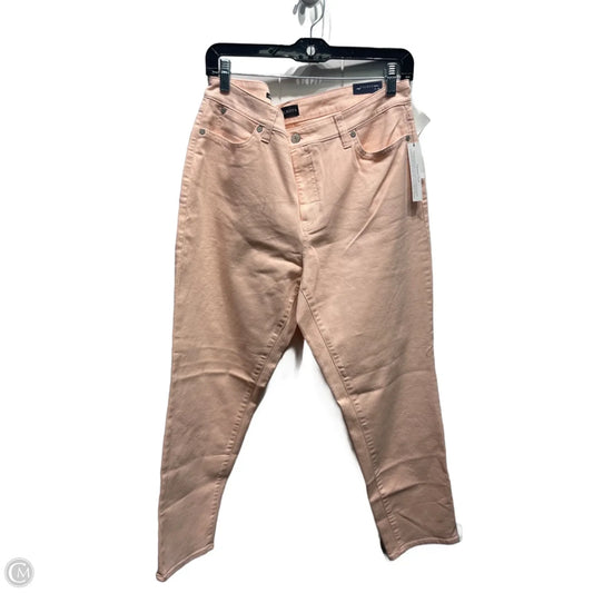 Jeans Skinny By Talbots In Peach, Size: 14