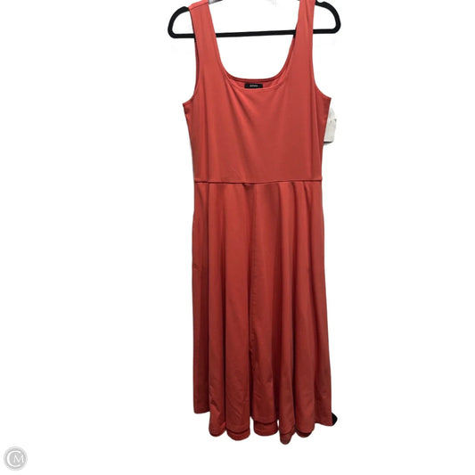 Dress Casual Midi By Alfani In Orange, Size: L