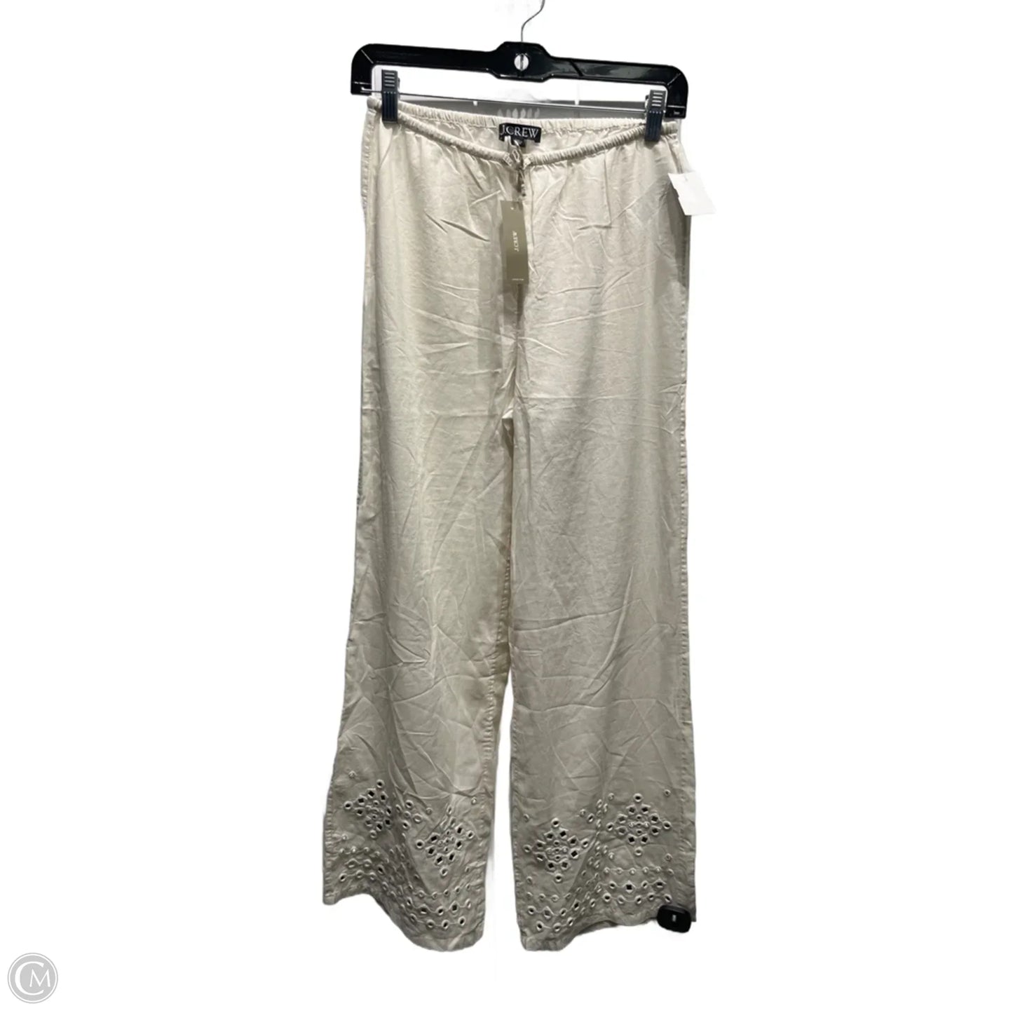 Pants Wide Leg By J. Crew In Cream, Size: Xxs