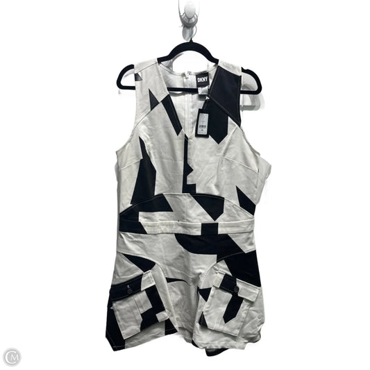 Dress Work By Dkny In Black & White, Size: 12