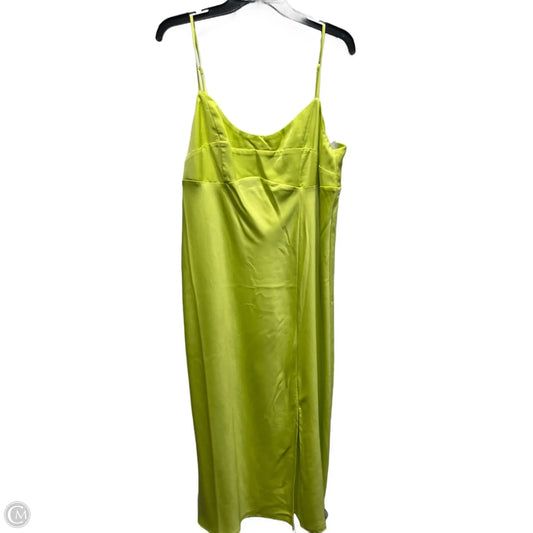 Dress Casual Midi By A New Day In Green, Size: L