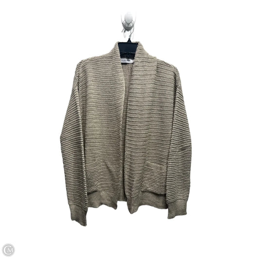 Sweater Cardigan By COTTON EMPORIUM In Taupe, Size: M