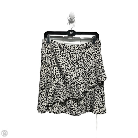 Skirt Mini & Short By Altard State In Black & Tan, Size: L