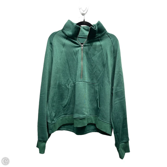 Sweatshirt Collar By Amazon Essentials In Green, Size: Xxl