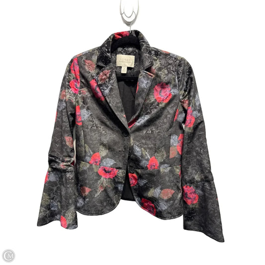 Blazer By Hinge In Black & Red, Size: Xs