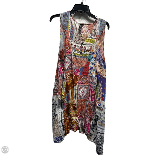 Dress Casual Short By sacred threads In Blue & Orange, Size: L