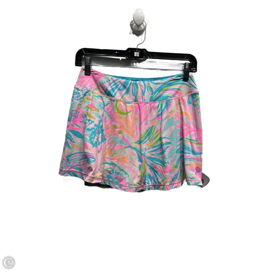 Skort Designer By Lilly Pulitzer In Blue & Pink, Size: S