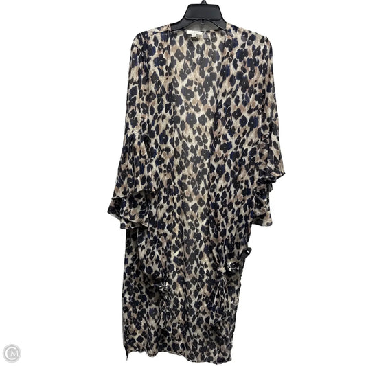 Kimono By Umgee In Blue & Tan, Size: S