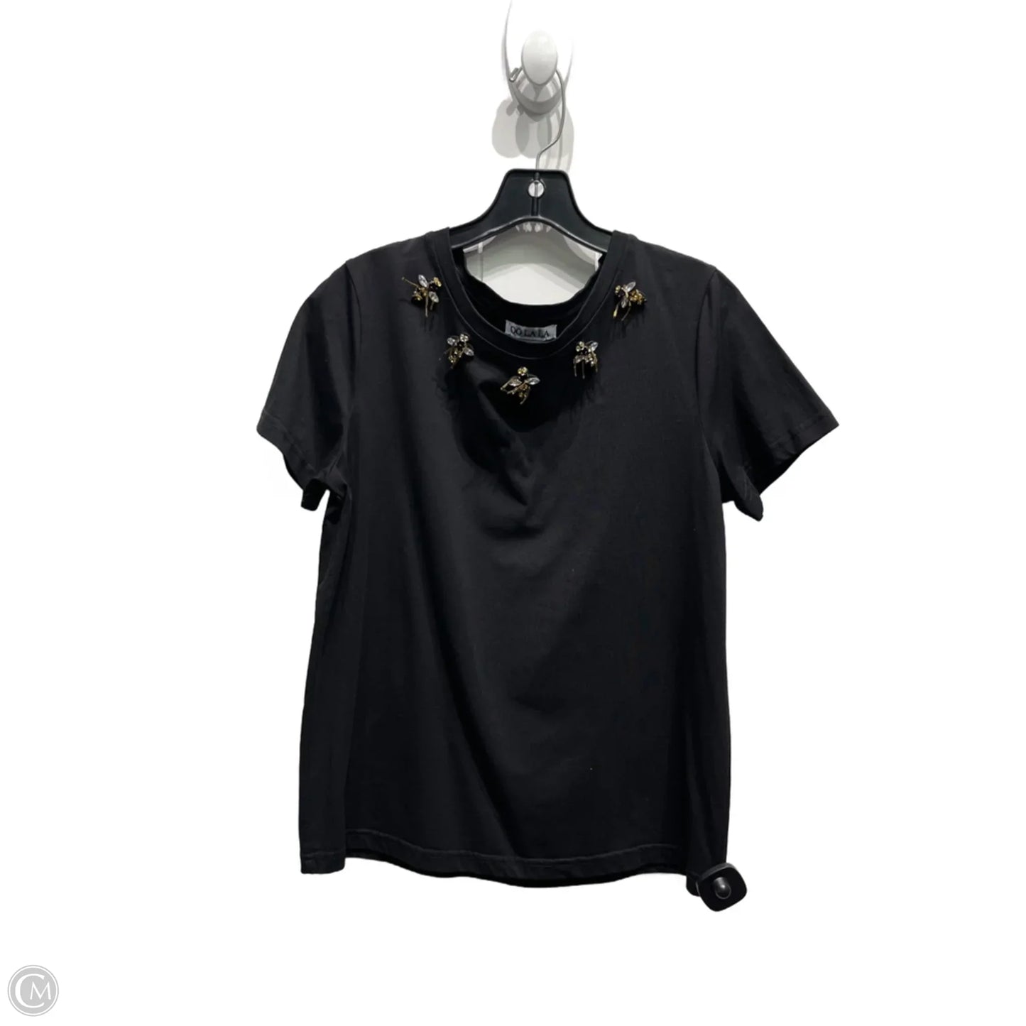Top Short Sleeve By oo la la In Black, Size: Xs