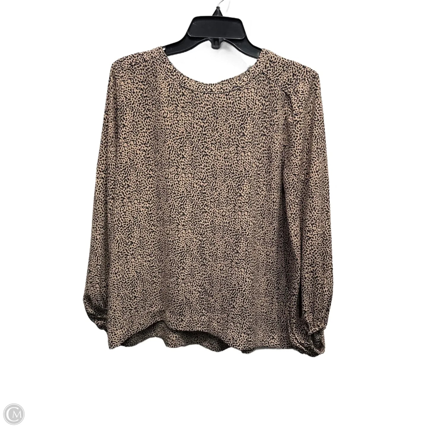 Top Long Sleeve By Loft In Animal Print, Size: M