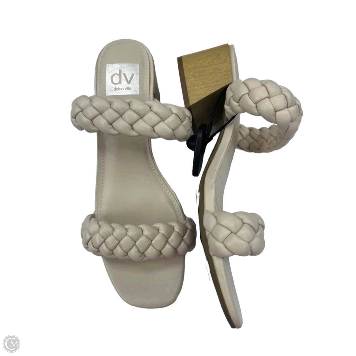 Sandals Heels Block By Dolce Vita In Cream, Size: 8