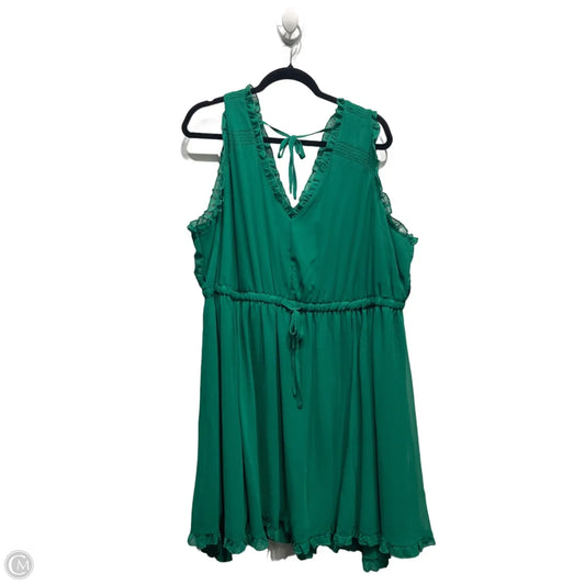 Dress Casual Short By Torrid In Green, Size: 2x