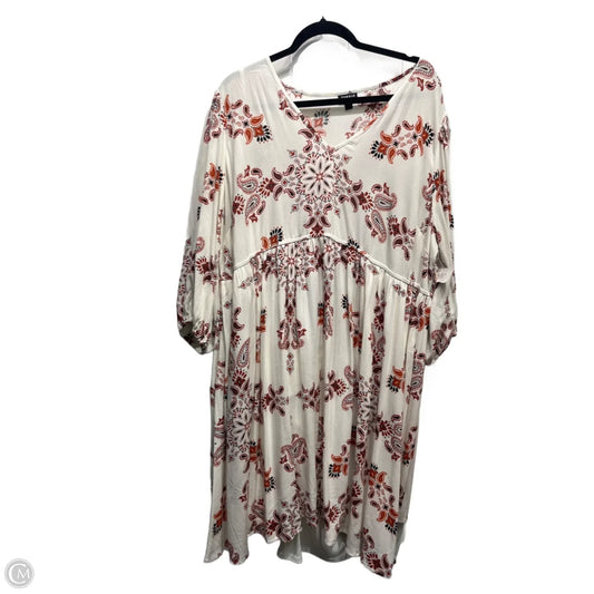 Dress Suit 2pc By Torrid In Orange & White, Size: 2x