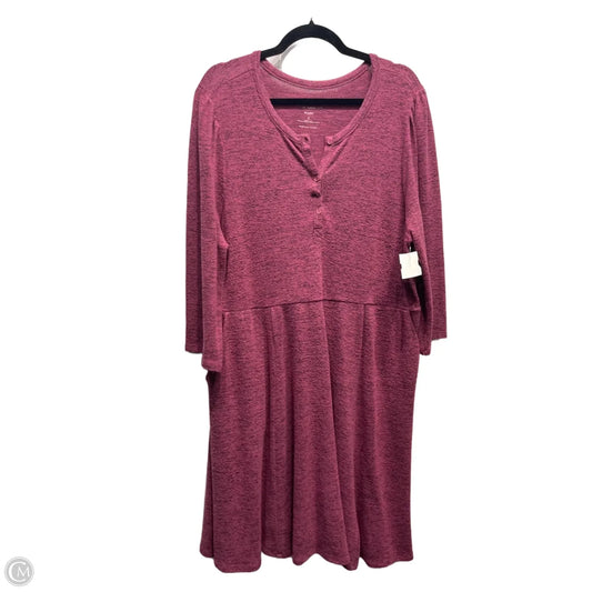 Dress Casual Short By Torrid In Pink, Size: 2x