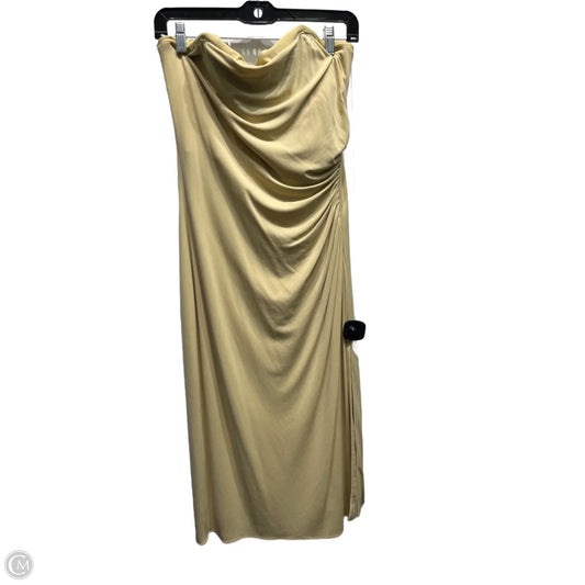 Dress Designer By Halston In Tan, Size: L