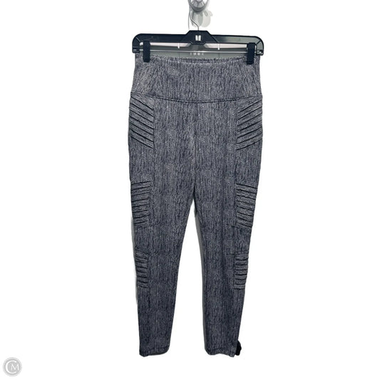 Athletic Leggings By Athleta In Blue & White, Size: S