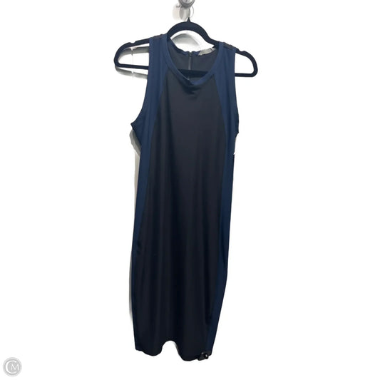 Athletic Dress By Athleta In Black & Blue, Size: M
